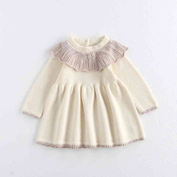 Baby Girl's Knitted Sweater Dress