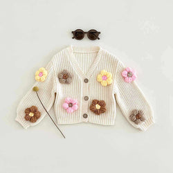 Baby and Toddler Floral Knitted Sweater