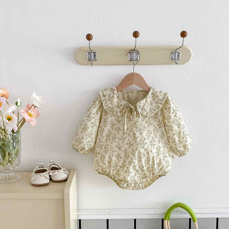 Floral Baby Long Sleeve Bodysuit