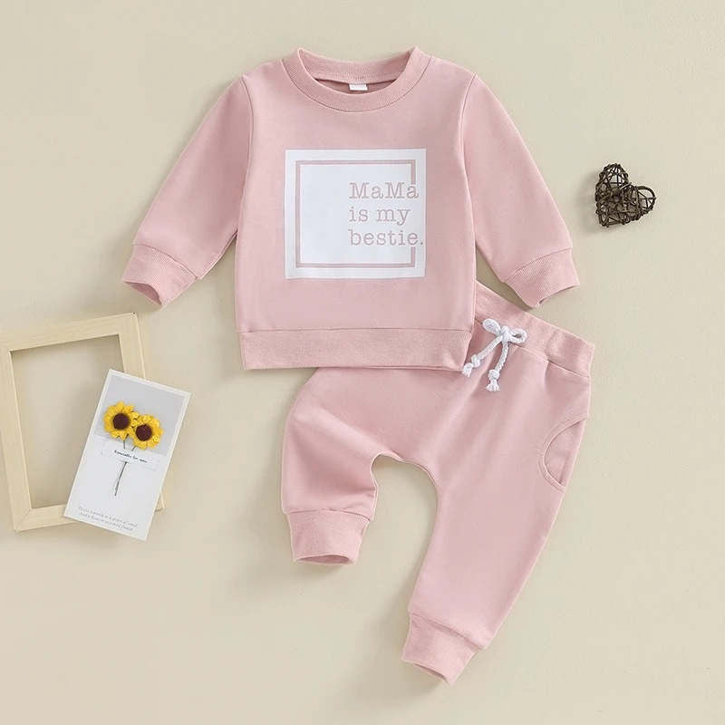 Mother's Day Printed Top Pocket Trousers Boy Suit