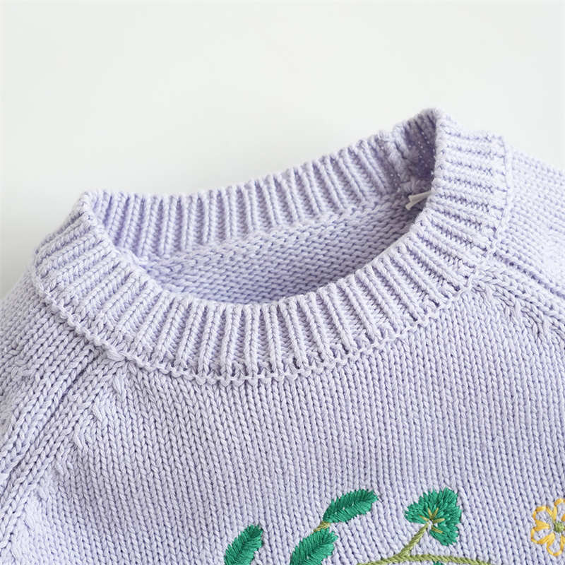 Sweater Embroidered Ins Kid Pullover