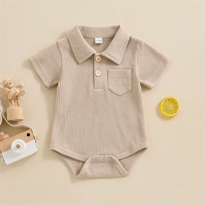 Waffle Conjoined Baby Climb Clothes