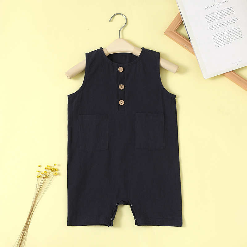 Baby Sleeveless Crawl Suit