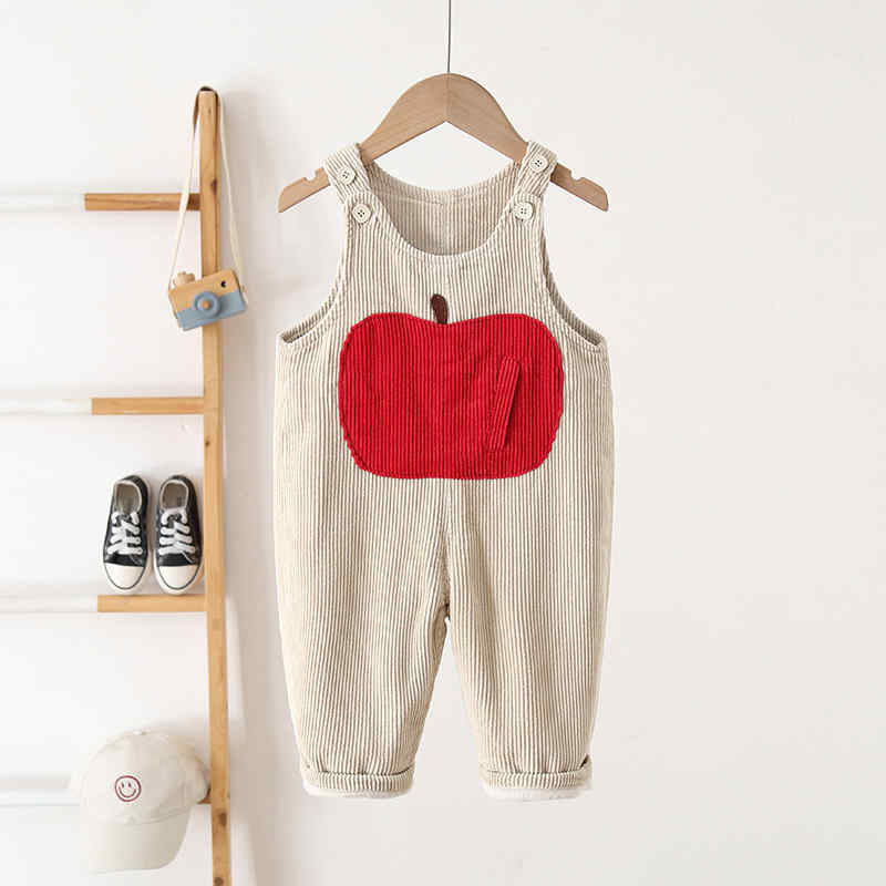 Children's Thick Corduroy Jumpsuit