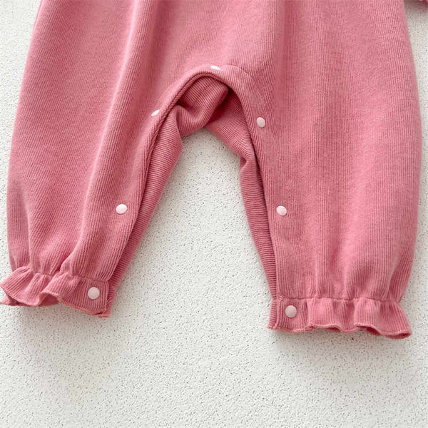 Pink Long Sleeve Newborn Bodysuit