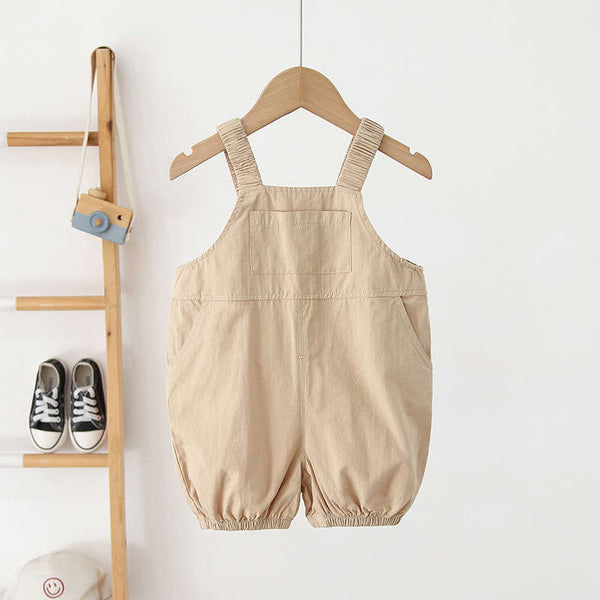 Green Ankle Overalls Kids Pants