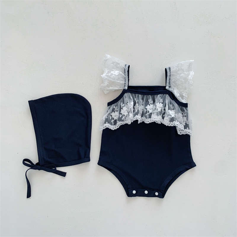 Baby Lace Simple All-match Swimsuit