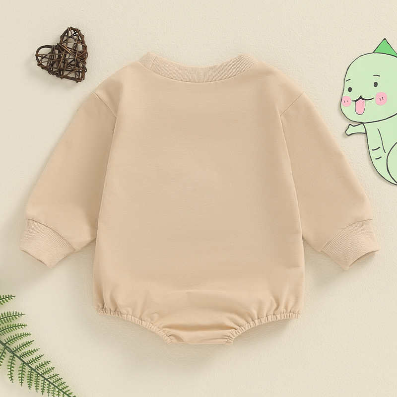 Baby and Toddler Dinosaur Embroidered Bodysuit