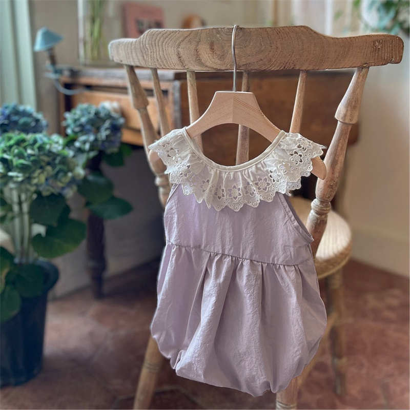 Lace Sleeveless Romper Baby Jumpsuit