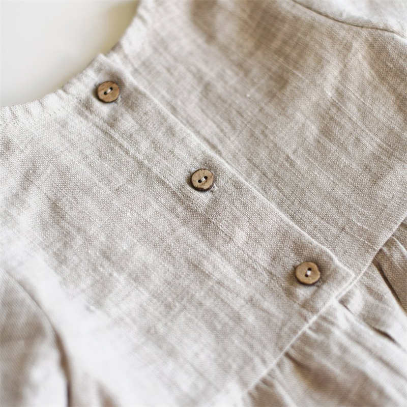 Linen Baby Onesie Crawl Suit