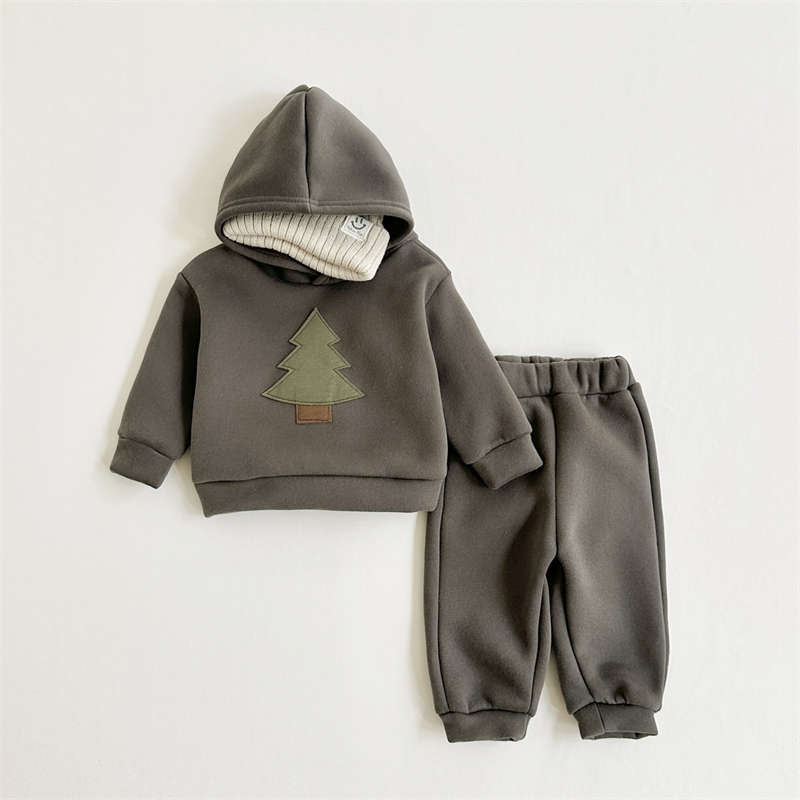 Christmas Tree Hooded Suit - Kid