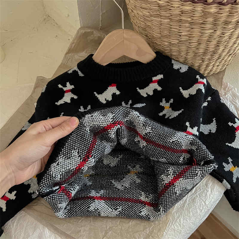 Boys Cartoon Puppy Sweater