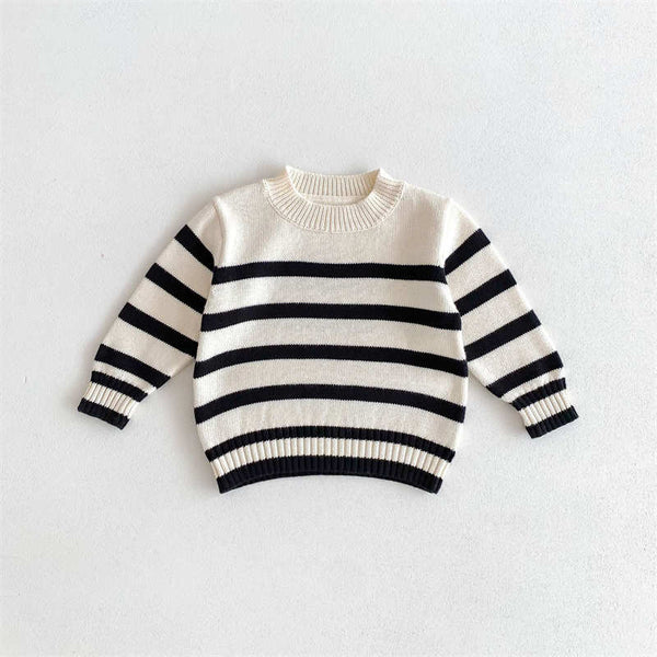 Children's Round Neck Pullover Knitted Sweater