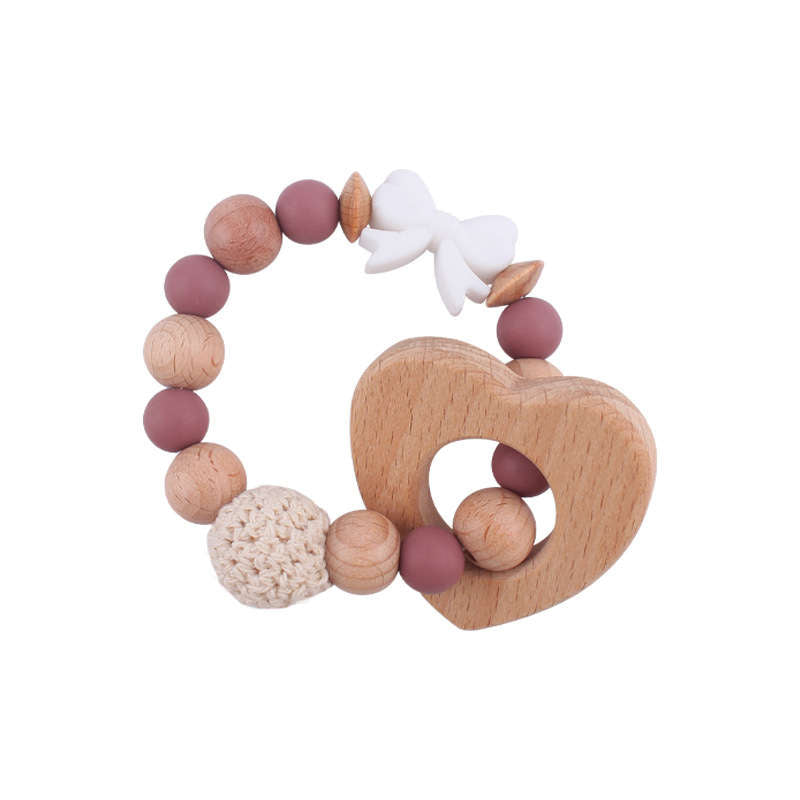 New Baby Silicone Teether Bracelet Toy