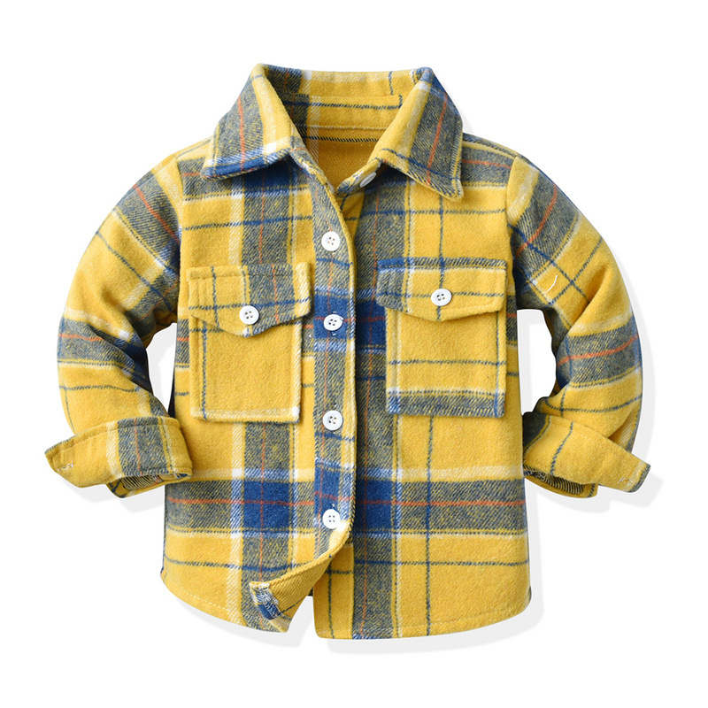 Kids Shirt-Plaid Outwear