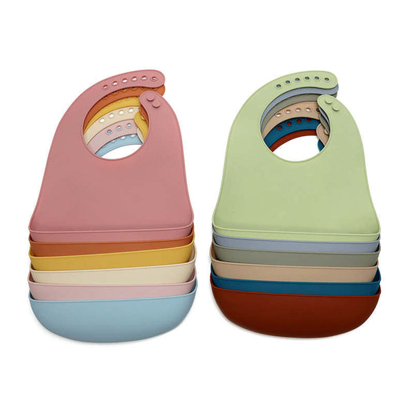 Baby Silicone Bib Drool Bibs for Kids