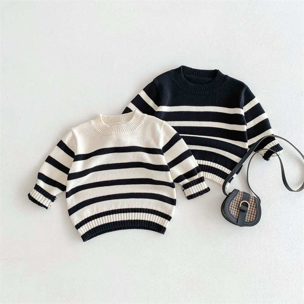 Children's Round Neck Pullover Knitted Sweater