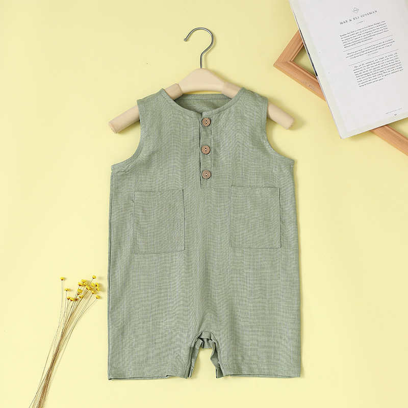 Baby Sleeveless Crawl Suit