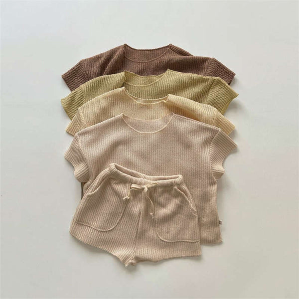 Boy&Girl T-shirt Shorts Suit