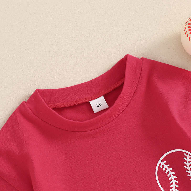 Baseball Print Crawl Clothes