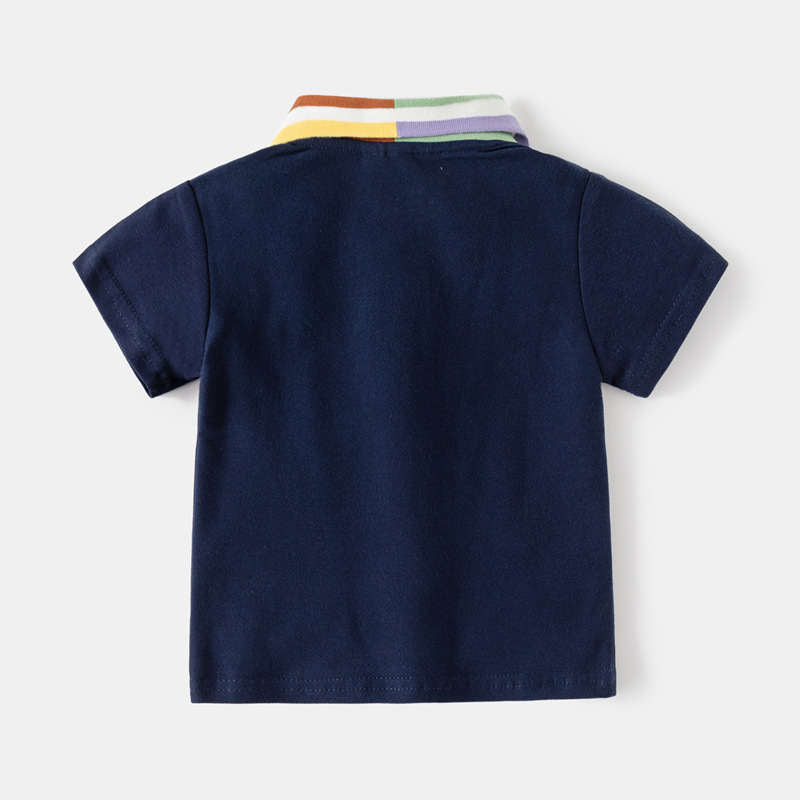 Lapel Short Sleeve for Boys