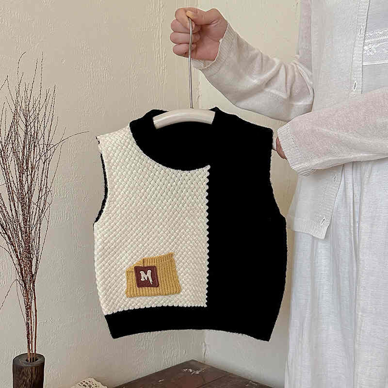 Sleeveless Knitted Vest Sweater