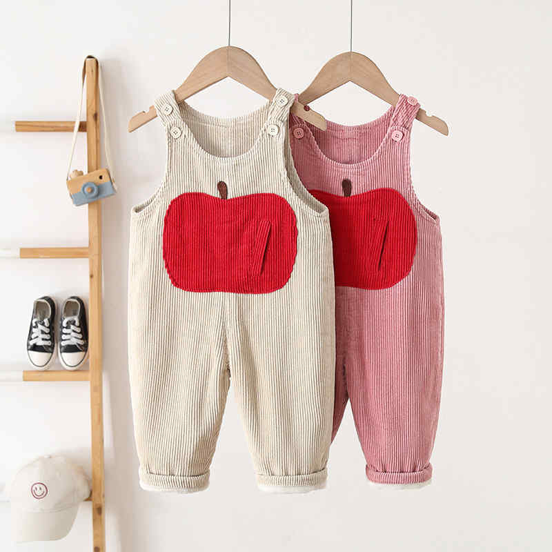 Children's Thick Corduroy Jumpsuit