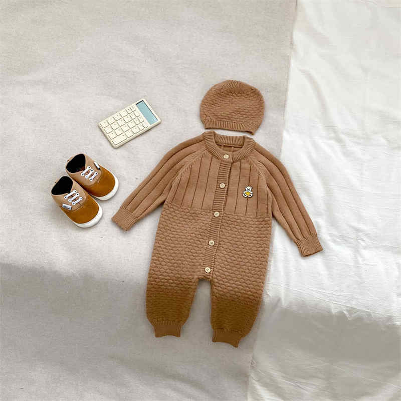 Bear Knitted Sweater Jumpsuit