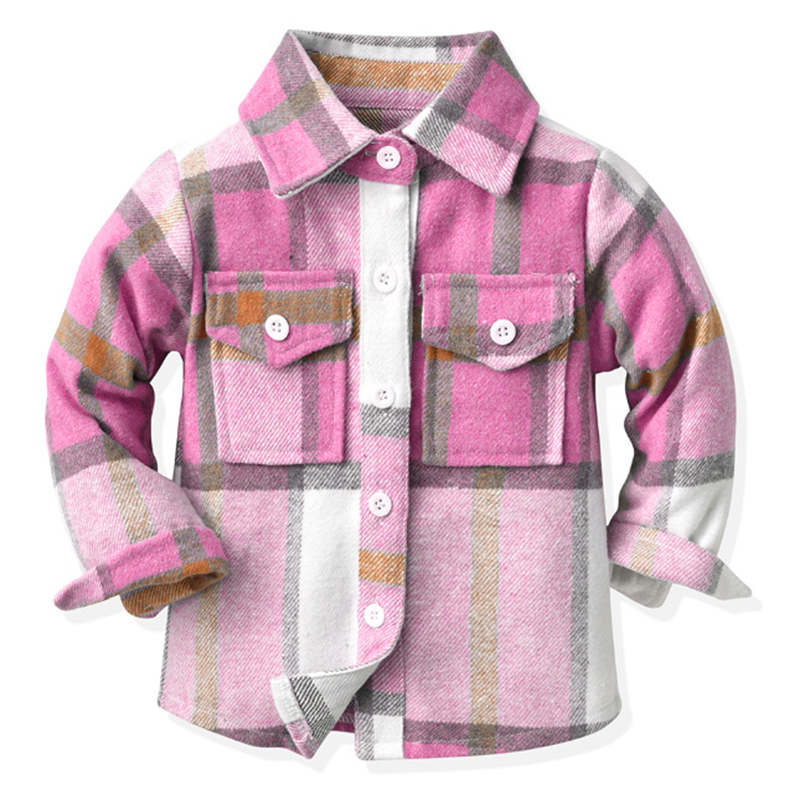 Kids Shirt-Plaid Outwear