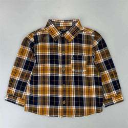 Plaid Long-sleeved Shirt for Kids