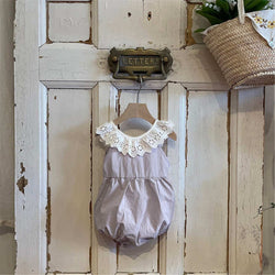 Lace Sleeveless Romper Baby Jumpsuit