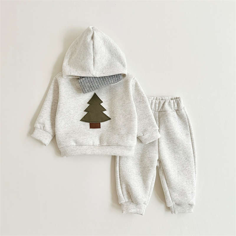 Christmas Tree Hooded Suit - Kid