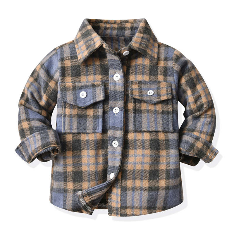 Lapel Collar Boy Jacket