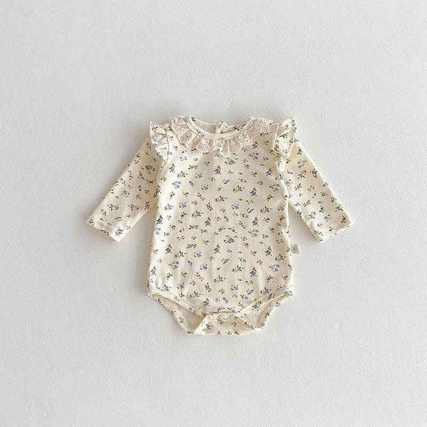 Baby Floral Long-sleeved Romper