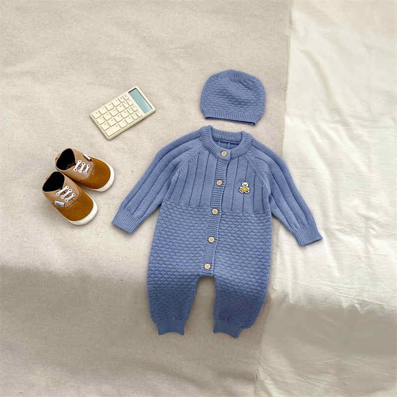 Bear Knitted Sweater Jumpsuit