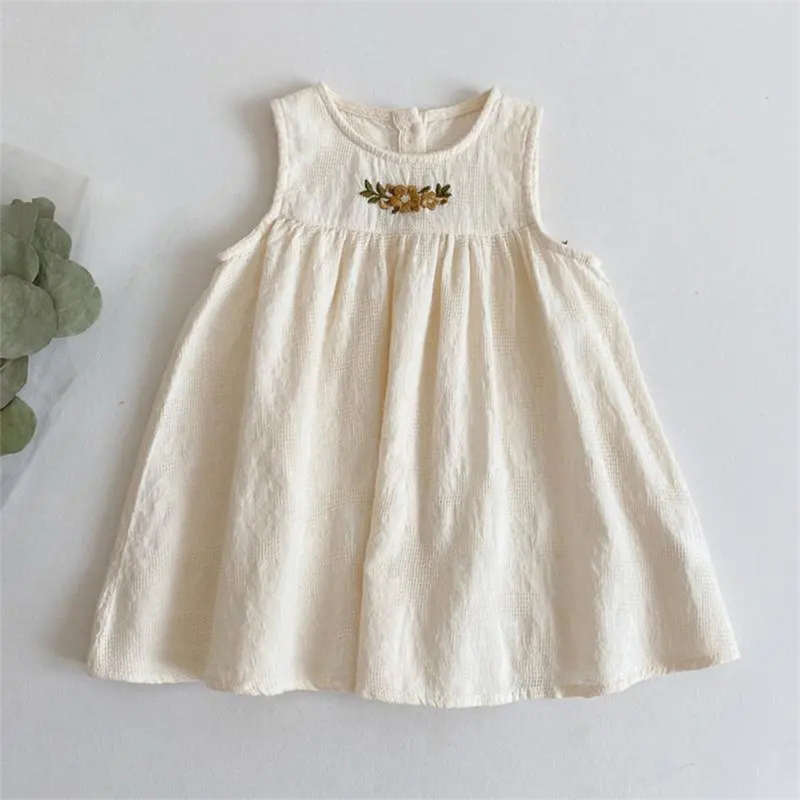 Girls Embroidered Sundress