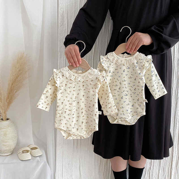 Baby Floral Long-sleeved Romper