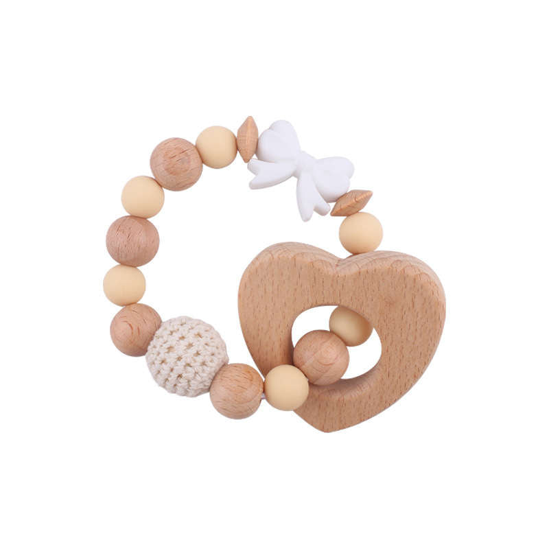 New Baby Silicone Teether Bracelet Toy