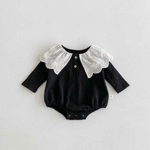 Lace Collar Baby Bodysuit