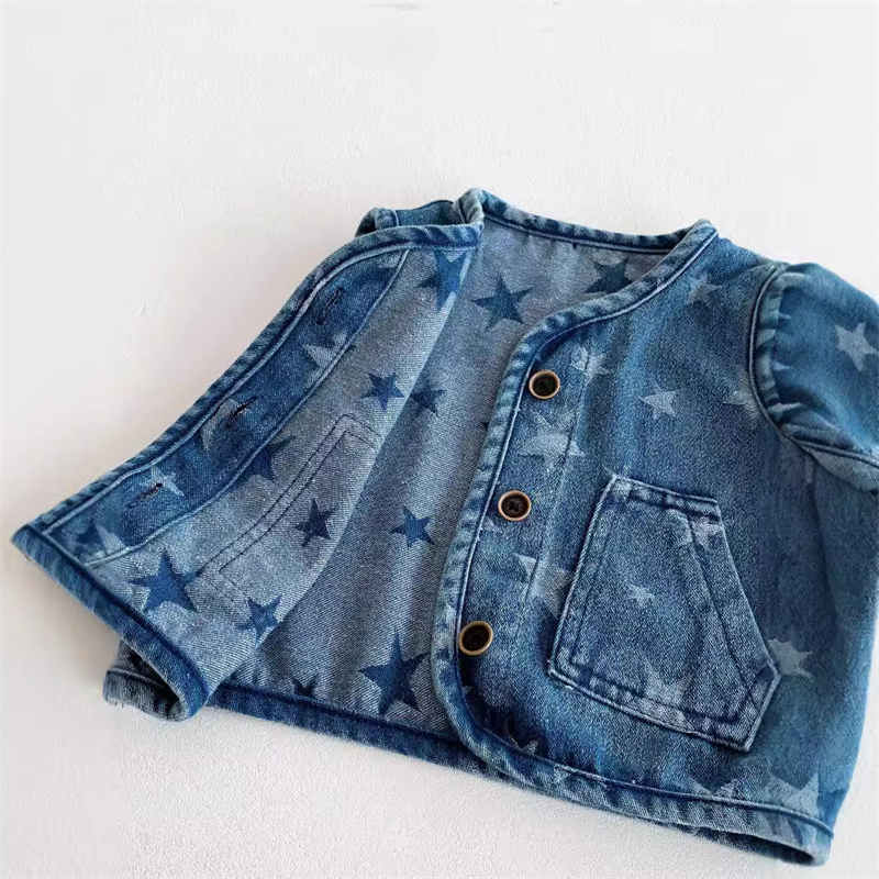 Denim All-match Retro Vest