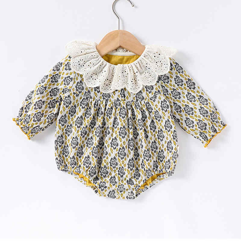 Baby Jacquard Long Sleeve Onesie