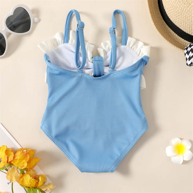 Baby One Piece Blue Swimsuit