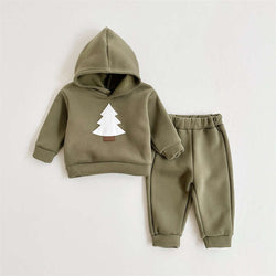 Christmas Tree Hooded Suit - Kid