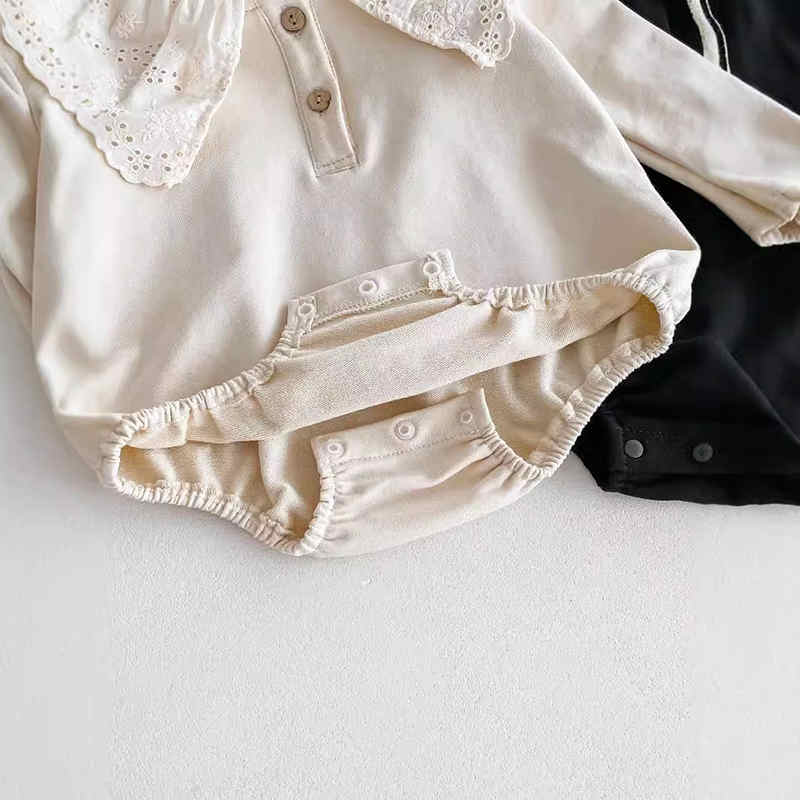 Lace Collar Baby Bodysuit