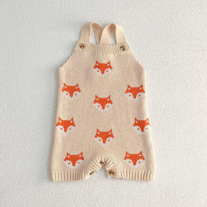 Baby Fox Knitted Jumpsuit