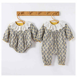 Baby Jacquard Long Sleeve Onesie