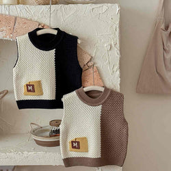 Sleeveless Knitted Vest Sweater