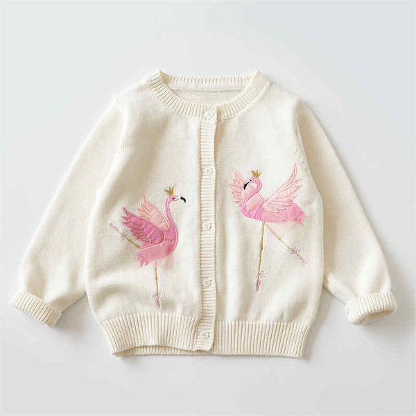 Girls Knitted Cardigan Sweater