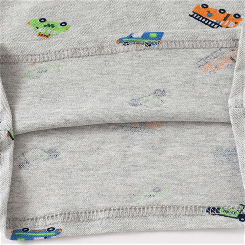 Car Print Short Sleeve T-shirt