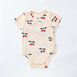 Cherry Dinosaur Animal Short Sleeve Romper Suit